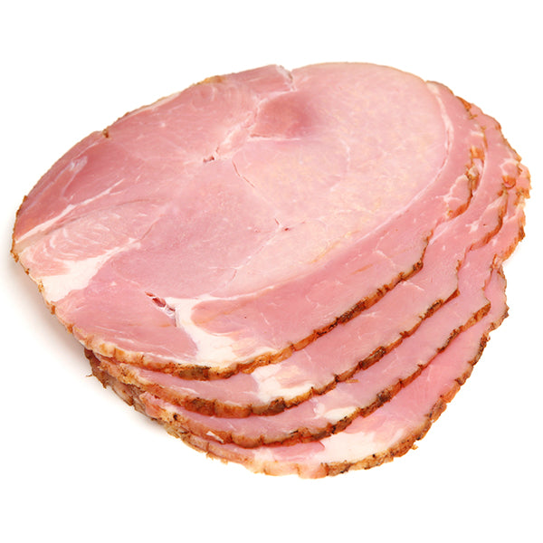 Organic maple smoked ham