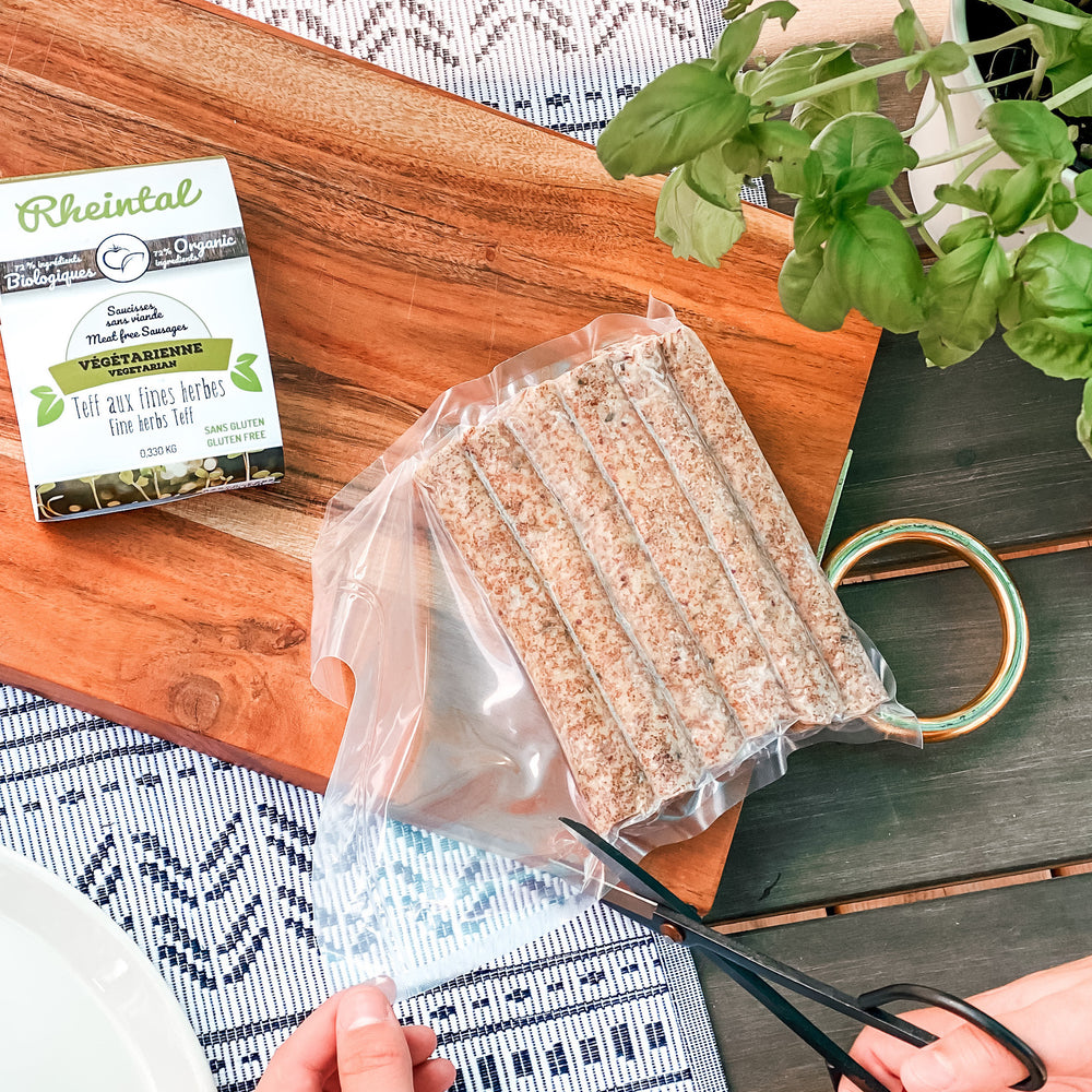 Nouveauté : saucisses à base de plantes