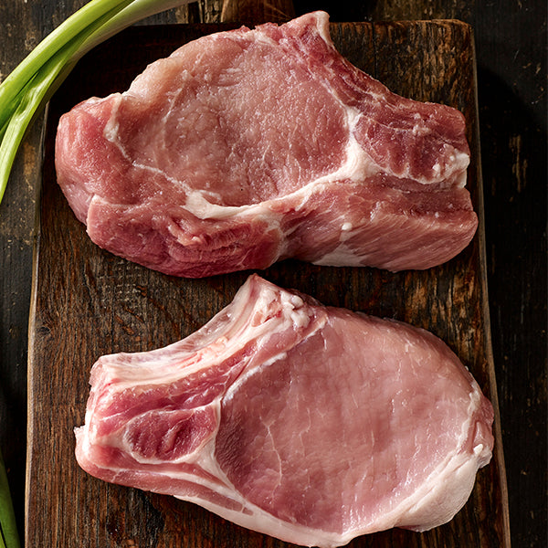 Organic pork chops bone-in 1 inch