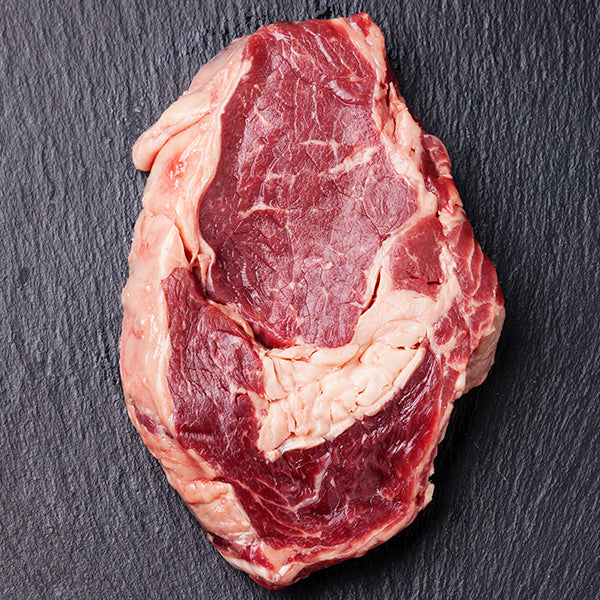 Organic rib eye steak