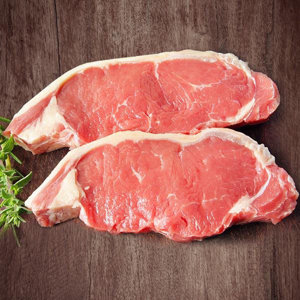 Organic strip loin steak 