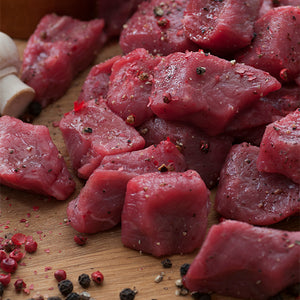 Organic beef stewing cubes