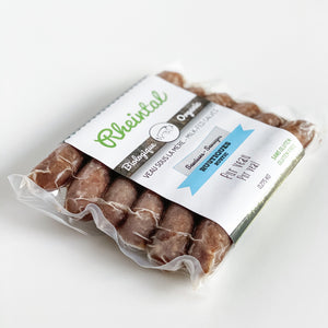 Organic pure veal sausage