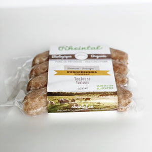 Saucisse crue Toulouse bio