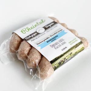 Saucisse cuite Oignon rôti bio