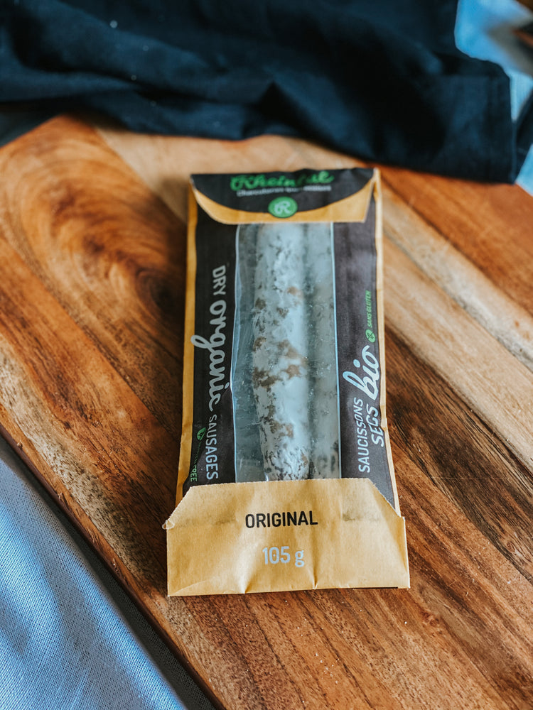 Organic dry sausage