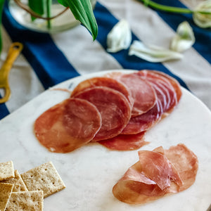 Organic prosciutto style